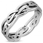 Celtic Knot Mens Band Ring, rp623